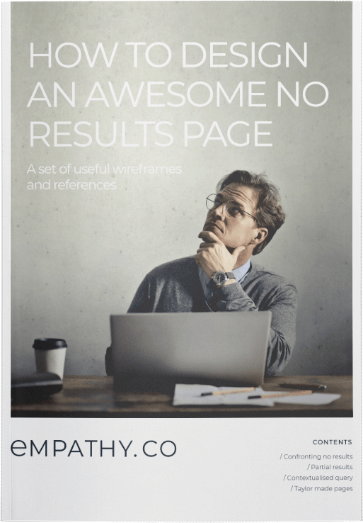 How to design an awesome No Results page